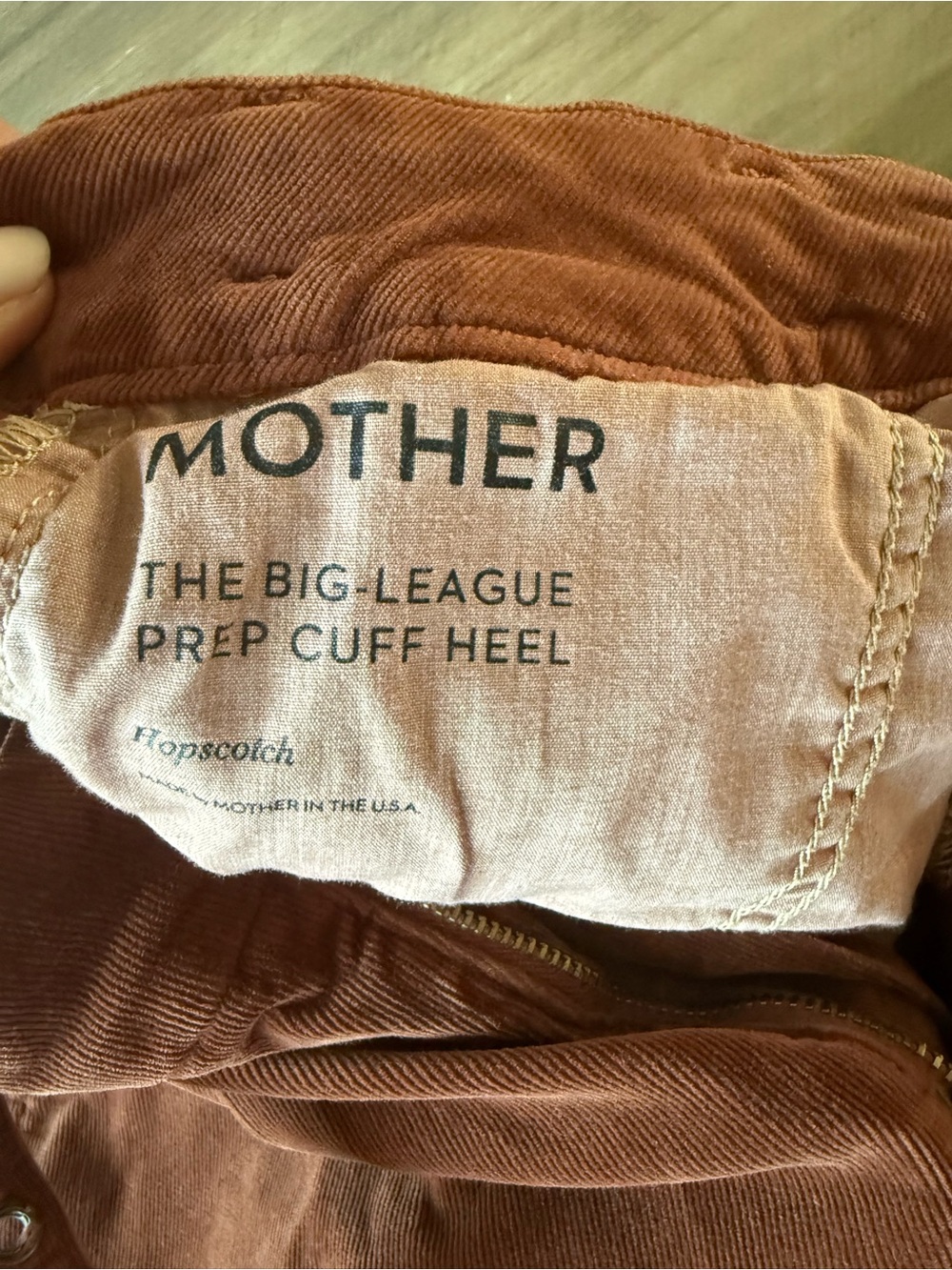 MOTHER Wide-Leg Cuffed Pants in Friar Brown - Picture 8 of 12